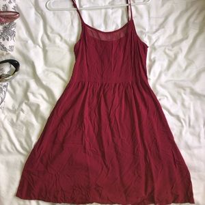 Maroon dress